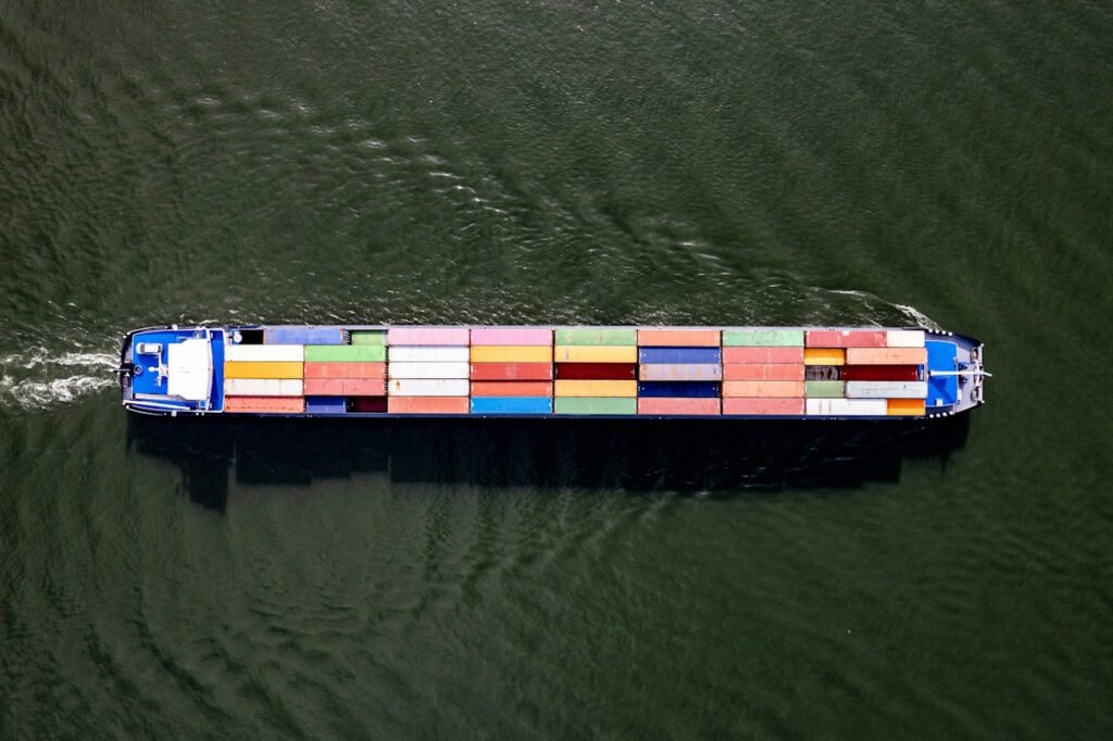 A container ship